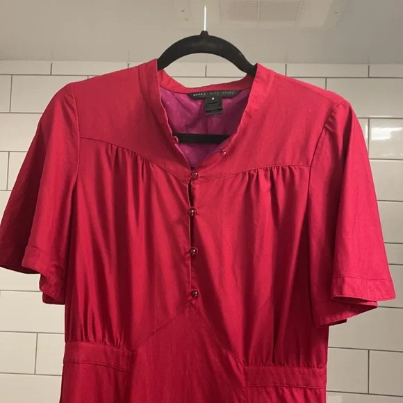 Red Silk Marc by Marc Jacobs Vintage Dress - Picture 2 of 4